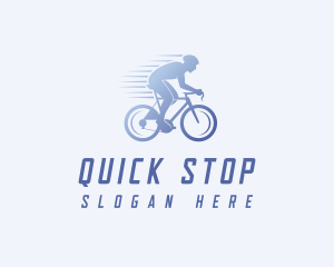 Cyclist Speed Athlete logo design