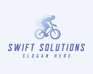 Cyclist Speed Athlete logo design