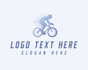 Speed - Cyclist Speed Athlete logo design