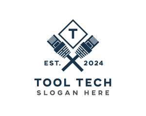 Ethernet Cable Tool logo design