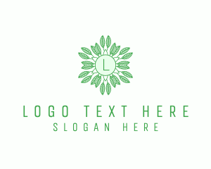 Organic Leaves Nature Produce logo