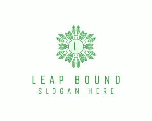 Organic Leaves Nature Produce logo design