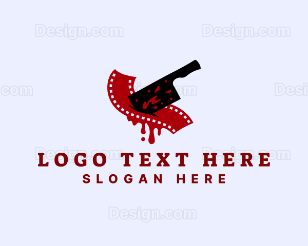 Bloody Horror Film Logo