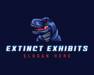 Tyrannosaurus Raptor Dinosaur logo