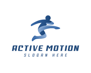 Sports Athlete Kick logo