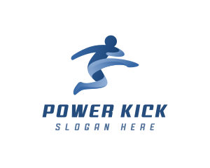 Sports Athlete Kick logo