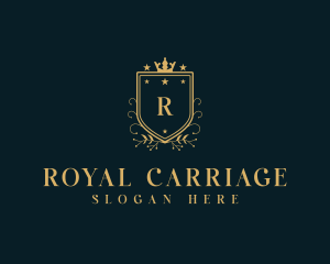 Royal Hotel Shield logo design