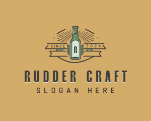 Beer Brewery Pub logo design