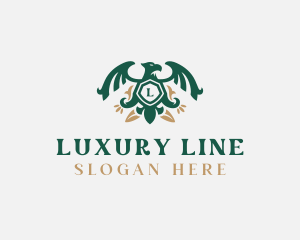 Luxury Griffin Hotel logo design