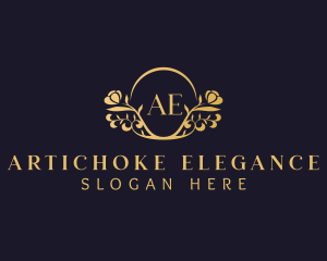 Elegant Flower Boutique logo design