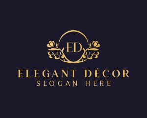 Elegant Flower Boutique logo design