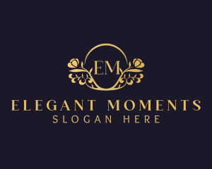 Elegant Flower Boutique logo design