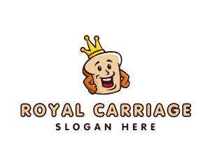 Royal Loaf Bread Bakery logo design