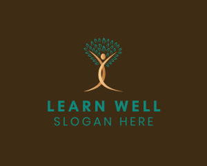 Human Tree Wellness logo design