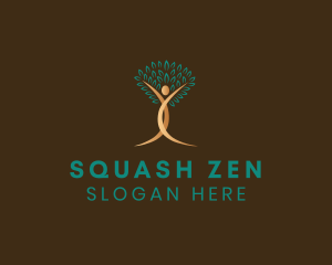 Human Tree Wellness logo design