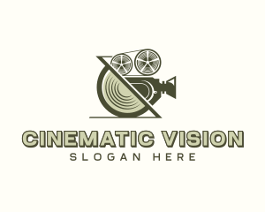 Film Camera Cinematography logo design