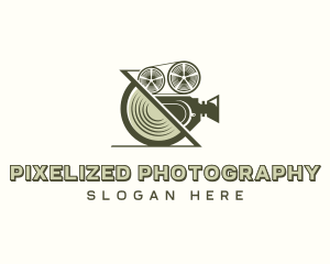 Film Camera Cinematography logo design