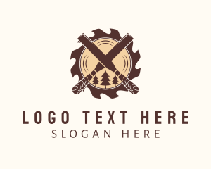 Sculpting - Woodcutting Chisel Lumber logo design