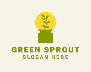 Sprout Plant Gardening logo design