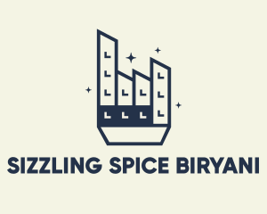 Industrial Factory bilding, logo design