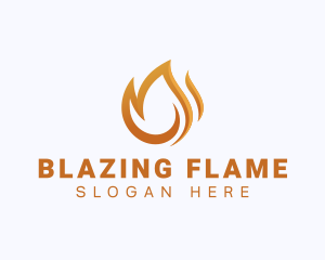 Fire Fuel Flame logo design