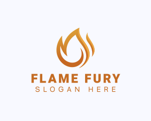 Fire Fuel Flame logo design