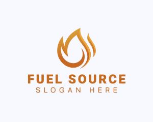 Fire Fuel Flame logo design