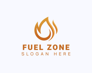 Fire Fuel Flame logo design