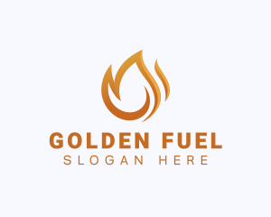 Fire Fuel Flame logo design