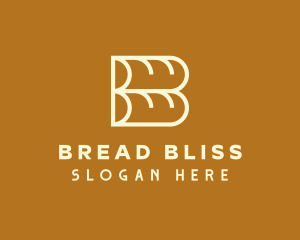 Baguette Bread Loaf logo