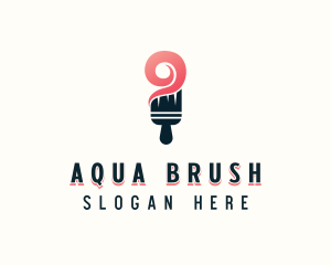 Painting Brush Refurbish logo design