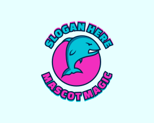 Whale Game Streamer logo design