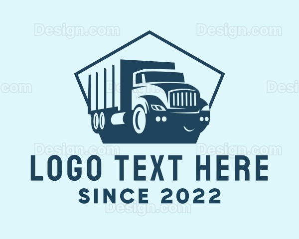 Cargo Transportation Truck Logo