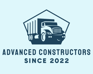 Cargo Transportation Truck logo design