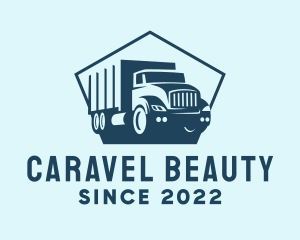 Cargo Transportation Truck logo design