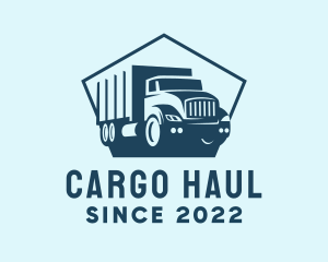 Cargo Transportation Truck logo design