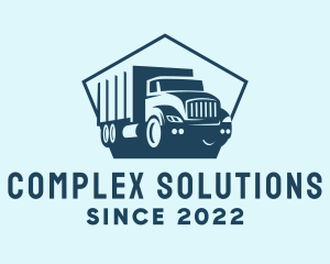 Cargo Transportation Truck logo design