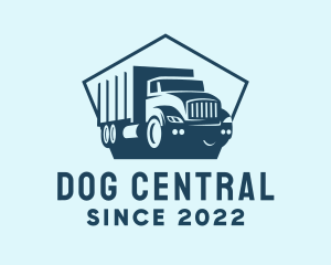 Cargo Transportation Truck logo design