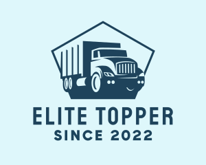 Cargo Transportation Truck logo design