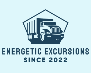 Cargo Transportation Truck logo design