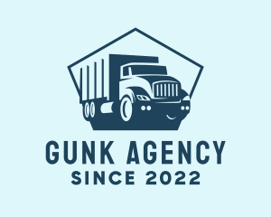 Cargo Transportation Truck logo design