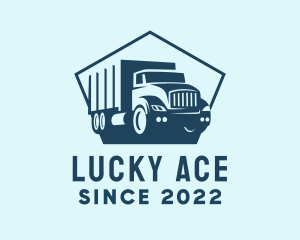 Cargo Transportation Truck logo design