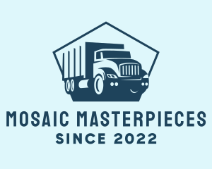 Cargo Transportation Truck logo design