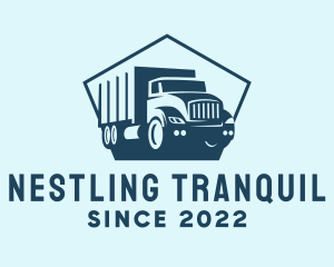 Cargo Transportation Truck logo design