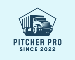 Cargo Transportation Truck logo design