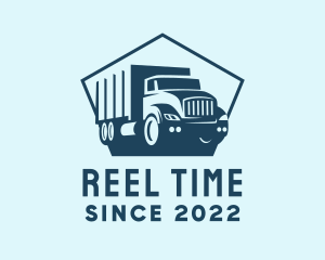 Cargo Transportation Truck logo design