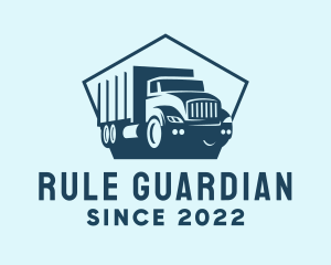 Cargo Transportation Truck logo design