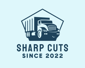 Cargo Transportation Truck logo design