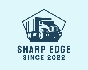 Cargo Transportation Truck logo design