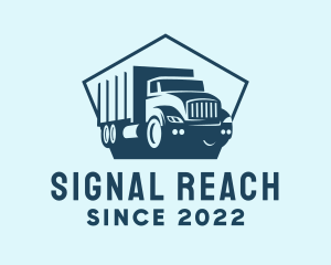 Cargo Transportation Truck logo design